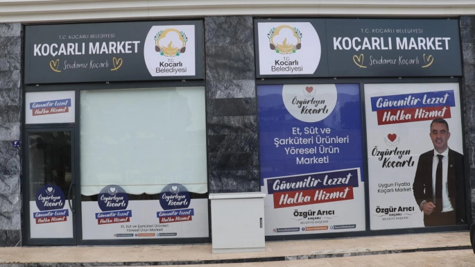 Koçarlı Market 10 Şubat’ta Açılıyor